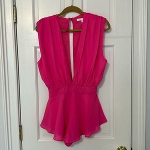 More to come hot pink romper